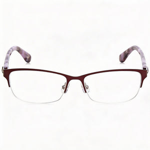 Kate Spade New York Marnie Rectangle Eyeglasses for Unisex — front view, Alloy Steel