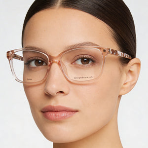 Kate Spade New York Miriam/G Beige Eyeglasses Women — lifestyle wear, video calls and remote work days
