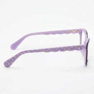 Kate Spade New York Modern Rectangle Eyeglasses Unisex — front view, Acetate