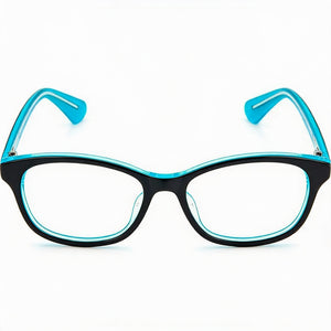 Kate Spade New York Modern Rectangle Eyeglasses for Women — front view, Acetate