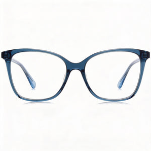 Kate Spade New York Modern Square Eyeglasses Unisex — front view, Polycarbonate lenses