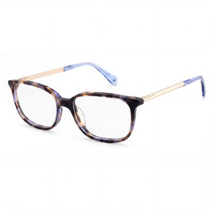 Kate Spade New York Natalia Blue Rectangle Eyeglasses for Women, Plastic frame