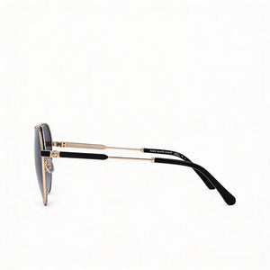 Kate Spade New York Octavia Round Sunglasses for Women — front view, Stainless Steel frame