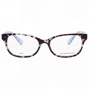 Kate Spade New York Rainey Square Eyeglasses Unisex — front view, Plastic
