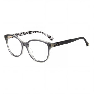 Kate Spade New York Rosalind/G Gray Oval Eyeglasses for Women, Plastic frame