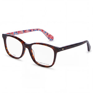 Kate Spade New York Talynn Havana Rectangle Eyeglasses for Women, Plastic frame