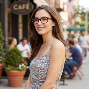 Kate Spade New York Talynn Havana Eyeglasses Women — lifestyle wear, office and reading