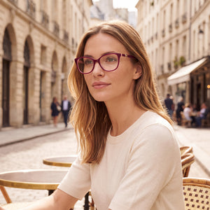 Kate Spade New York Taya Burgundy Pink Eyeglasses Women — lifestyle wear, professional and business attire