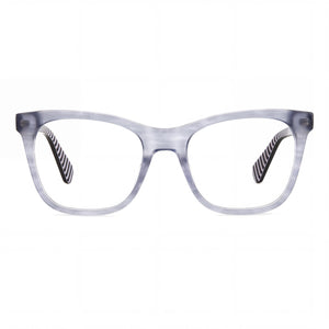 Kate Spade New York Temperance Rectangle Eyeglasses for Women — front view, Plastic