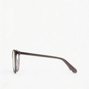 Kate Spade New York Square Eyeglasses Women — side view, Transparent Acetate temples