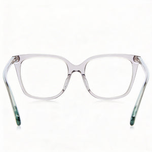 Kate Spade New York Square Eyeglasses Unisex — side view, Transparent Acetate temples
