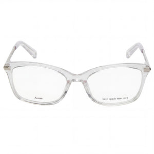 Kate Spade New York Vicenza Rectangle Eyeglasses Unisex — front view, Acetate