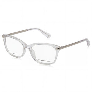 Kate Spade New York Vicenza Transparent Rectangle Eyeglasses Unisex, Acetate frame