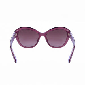 Kate Spade New York Cat Eye Sunglasses Women — side view, Non-Polarized Pink Doubleshade lens