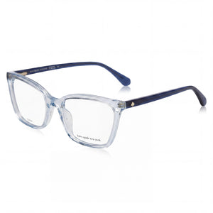 Kate Spade New York Wanda Blue Square Eyeglasses for Women, Acetate frame
