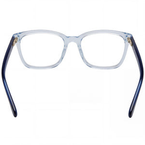 Kate Spade New York Wanda Square Eyeglasses for Women — interior view, Acetate frame detail
