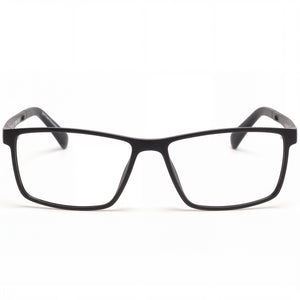 Kenneth Cole KC 0318 002 Rectangle Eyeglasses for Men — front view, Injected