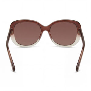 Kenneth Cole KC5745F Butterfly Sunglasses Women — side view, Brown lens