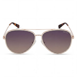 Kenneth Cole KC5832W Aviator Sunglasses for Women — front view, Metal frame