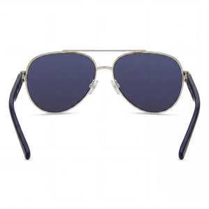 Kenneth Cole Kc6010v Aviator Sunglasses Women — side view, Non-Polarized Blue lens