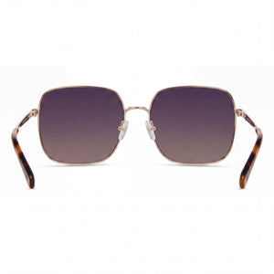 Kenneth Cole KC6032W Rectangle Sunglasses for Women — interior view, Non-Polarized lens detail