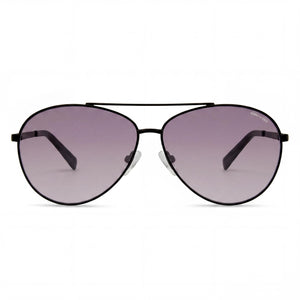 Kenneth Cole KC6302G Aviator Sunglasses for Women — front view, Metal frame