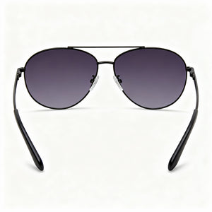 Kenneth Cole KC6309C Aviator Sunglasses for Women — front view, Metal frame