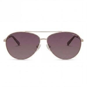 Kenneth Cole Kc6333g Aviator Sunglasses for Women — front view, Metal frame