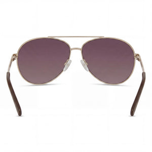 Kenneth Cole Kc6333g Aviator Sunglasses for Women — interior view, Non-Polarized lens detail
