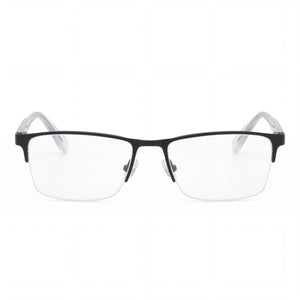 Kenneth Cole REACTION Rn50004 Rectangle Eyeglasses for Men — front view, Metal