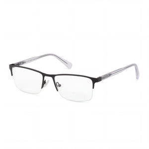 Kenneth Cole REACTION Rn50004 Transparent Rectangle Eyeglasses for Men, Metal frame