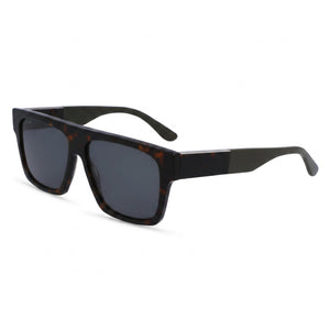 Lacoste Adjustable Havana Square Sunglasses for Men, Grey lens