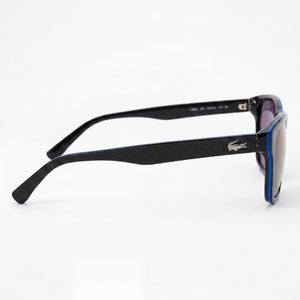 Lacoste Rectangle Sunglasses Unisex — side view, Non-Polarized Brown lens