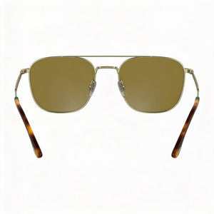 Lacoste Casual Aviator Sunglasses Women — side view, Non-Polarized Brown lens
