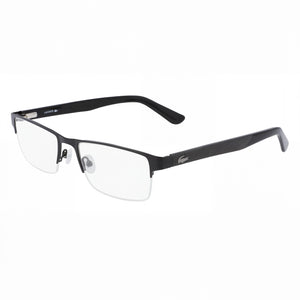 Lacoste CK20705 Black Rectangle Eyeglasses Unisex, Metal frame