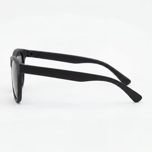 Lacoste Classic Square Sunglasses Unisex — side view, Non-Polarized Black lens