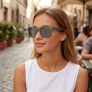 Lacoste Contemporary Green Sunglasses Unisex — outdoor wear, Green lens