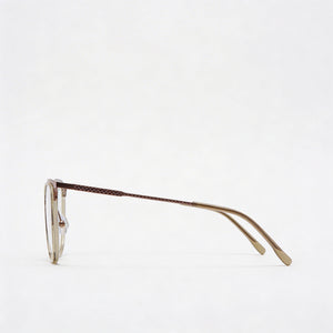 Lacoste L2264 43109 Round Eyeglasses Unisex — front view, Acetate