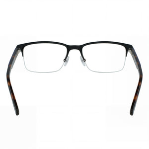 Lacoste L2279 Rectangle Eyeglasses Unisex — side view, Semimatte Brown Acetate temples