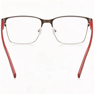 Lacoste L2286 Rectangle Eyeglasses Unisex — front view, Alloy Steel
