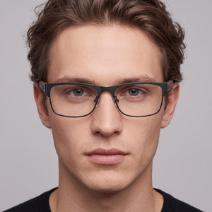 Lacoste L2294 Rectangle Eyeglasses Unisex — interior view, Polycarbonate demo lenses