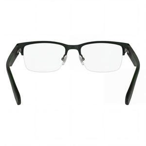 Lacoste L2299 Rectangle Eyeglasses for Men — interior view, Plastic demo lenses