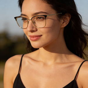 Lacoste L2303 Gold Eyeglasses Unisex — lifestyle wear, office and reading