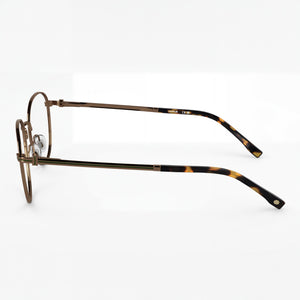 Lacoste L2312 Oval Sunglasses Unisex — front view, Metal frame