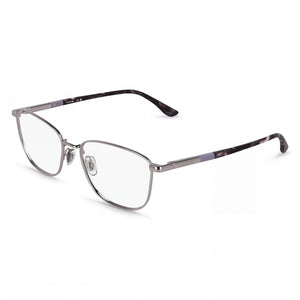 Lacoste L2317 Light Gunmetal Rectangle Eyeglasses for Women, Metal frame