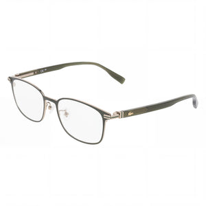 Lacoste L2530lb Gold Oval Eyeglasses Unisex, Brown frame