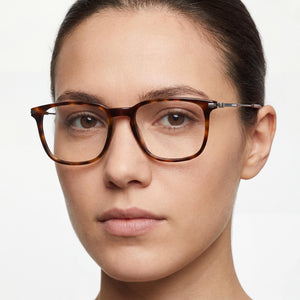 Lacoste L2603ND Square Eyeglasses Unisex — interior view, Polycarbonate demo lenses
