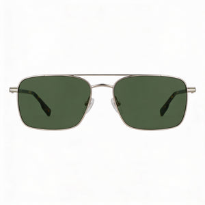 Lacoste L264s Rectangle Sunglasses for Men — front view, Metal frame
