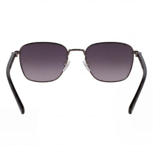 Lacoste L265s N Rectangle Sunglasses Men — side view, Grey lens