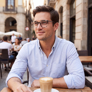 Lacoste L2806 Havana Eyeglasses Men — lifestyle wear, fashion-forward daily accessory